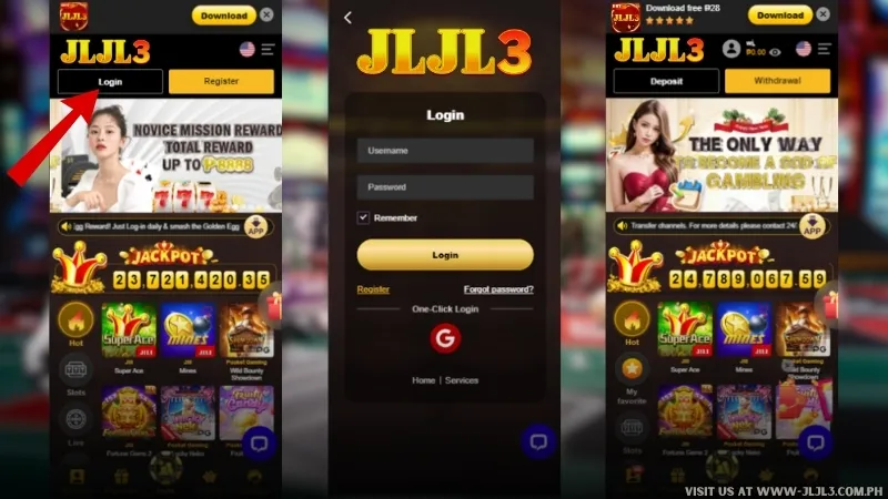 JLJL3 Login Form